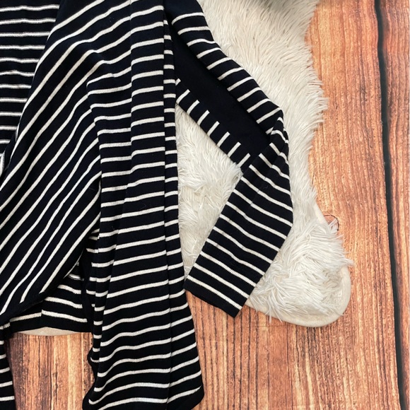 All Saints Drina Wool Striped Sweater Cardigan - Picture 9 of 9